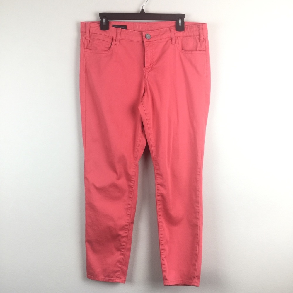 KFTK Marilyn Ankle Coral Skinny Jeans